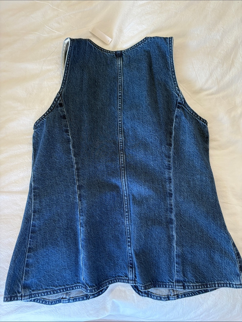 Madewell Indigo Denim Three-Button Vest - Picture 3 of 3